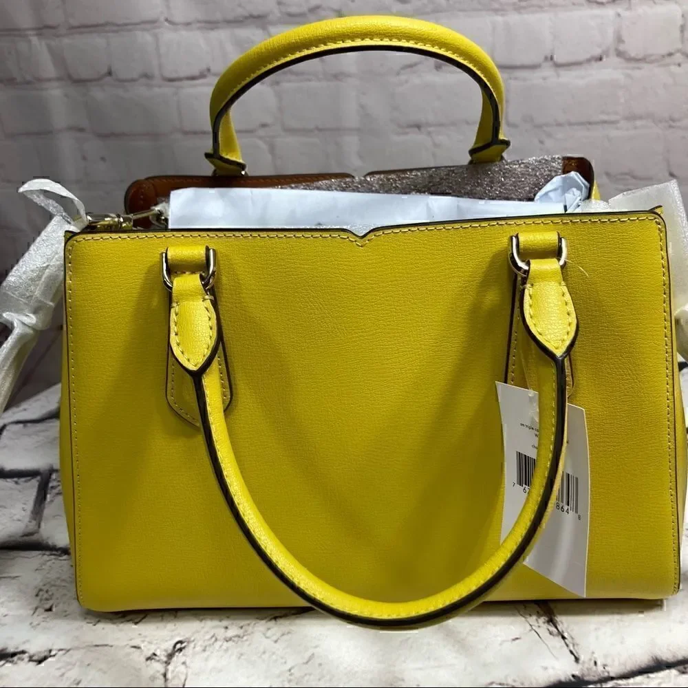 KATE SPADE TIPPY SMALL LEATHER SATCHEL BAG NWT